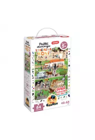 Puzzle obserwacyjne 84 el. Stadnina koni Bright Junior Media