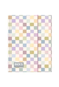 Derform Teczka z gumk� A4 Backup 8 A 01 - Pastelowa Kratka