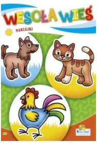Kolorowanka z naklejkami. Weso�a wie�. Kot, kogut