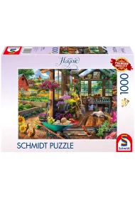 Puzzle PQ 1000 el. Szopa ogrodowa Schmidt