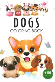 Dogs. Coloring book