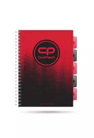 CoolPack Ko�ozeszyt A4 PP Gradient Cranberry kratka 100 kartek