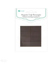 Dalprint Naklejki prostok�ty magnetyczne 1,27cmx2,5cm 12 szt