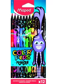 Maped Kredki Colorpeps Monster tr�jk�tne 12 szt.