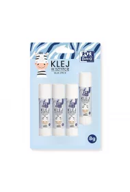 Oxford Klej w sztyfcie Kids bia�y 4 x 8 g