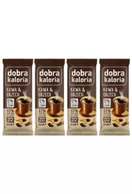 Dobra Kaloria Baton owocowy kawa i orzech Zestaw 4 x 35 g