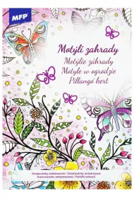 Kolorowanka antystresowa. Motyle w ogrodzie