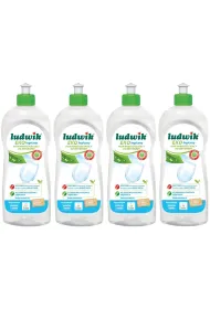 Ludwik P�yn nab�yszczaj�cy do zmywarek Ecolabel Zestaw 4 x 500 ml