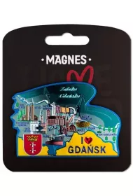 Pan Dragon Magnes I love Poland Gda�sk ILP-MAG-A-GD-35