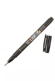 Tombow Flamaster brush pen Fudenosuke czarny 6 szt.