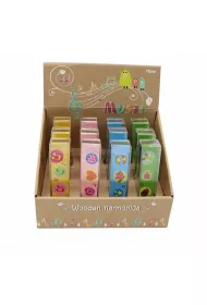 Artyk PROMO Harmonijka drewniana 127397 p12, mix cena za 1 szt
