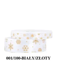 Pogotowie Florystyczno �lubne Wst��ka satynowa �nie�ynki 25mm/22mb