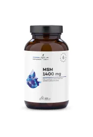 Aura Herbals MSM 1400 mg, siarka organiczna Suplement diety 120 kaps.