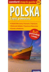 Polska. Cz�� p�nocna 2w1. Przewodnik i mapa
