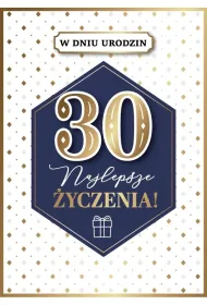 Armin Style KARNET URODZINY 30 B6 Z KOP AS GM-1215 FOL