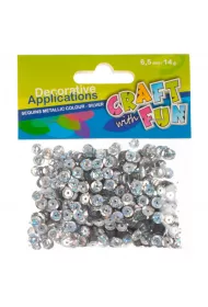 Craft with Fun Cekiny metalic guzik 6,5 mm