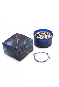 wieca zodiak z bransoletk z kamieni Strzelec