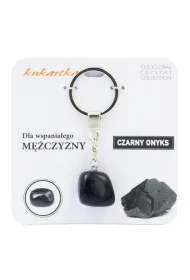 Kukartka Brelok Dla wspania�ego m�czyzny czarny onyks