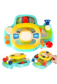 Zabawka interaktywna kierownica dla dzieci symulator muzyka dwiki