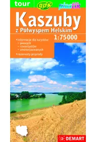 Kaszuby, P�wysep helski - mapa turystyczna 1:75 000