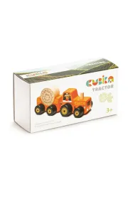 Traktor drewniany Cubika