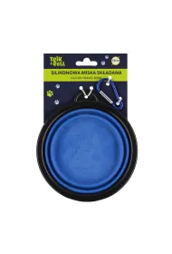 Miska dla zwierz�t silikonowa sk�adana niebieska 13cm TRIK&ROLL 560718