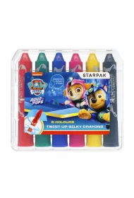 Starpak Kredki w sztyfcie wykr�cane 6 kolor�w