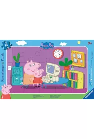 Puzzle w ramce 15 el. �winka Peppa Ravensburger