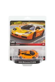 Hot Wheels. Premium McLaren F1 GTR Pojazd 1:43 Mattel