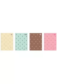 Zeszyt A5 96 kartek Kratka w twardej oprawie Soft Touch INTERDRUK 276179 kratka 96 kartek