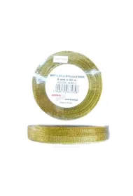 Brewis Wst��ka brokatowa z�ota 6mm x 22m