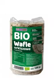 NaturaVena Wafle orkiszowe pe�noziarniste z sol� morsk� 100 g Bio