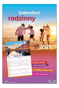 Kalendarz �cienny A3 2026 Rodzinny du�y