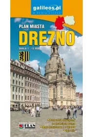 Drezno.Plan miasta skala 1:12 000