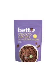 Bettr Dropsy czekoladowe bez dodatku cukru 200 g Bio