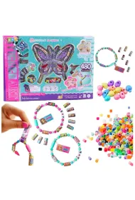 LeanToys Zestaw do tworzenia bi�uterii koralik�w naklejki