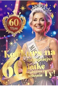Yeku Karnet 6K z szarf� urodzinow�