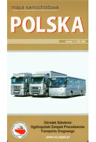 Mapa samochodowa Polska 1:720 000