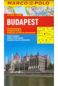 Budapest City map 1:15000 Marco Polo