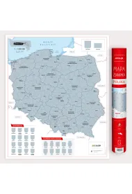 Mapa zdrapka Polska 1:1 500 000