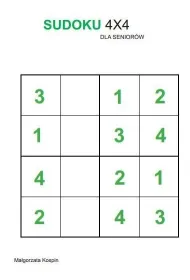 Sudoku 4x4 dla senior�w