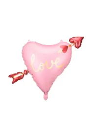 PartyDeco Balon foliowy Serce ze strza�� 76x55 cm