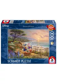 Puzzle 1000 el. Kaczor Donald i Daisy, Thomas Kinkade Schmidt
