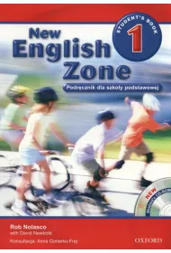 Z.New English Zone 1 SP Podr�cznik J�zyk angielski + cd (stare wydanie)