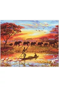 Norimpex PROMO Malowanie po numerach Afrykaska sawanna 50x40cm 1009232