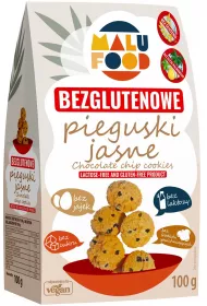 Malu Food Ciastka pieguski jasne bez cukru bezglutenowe 100 g