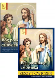 Bg poszukuje czowieka 5. Podrcznik i zeszyt wicze do religii dla klasy 5 szkoy podstawowej