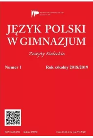 J�zyk polski w gimnazjum nr 1 2018/2019