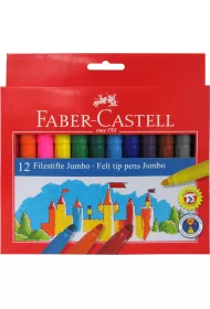 Faber-Castell Flamastry Zamek Jumb 12 szt.