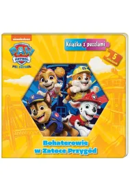 Bohaterowie w Zatoce Przyg�d. Psi Patrol. Ksi��ka z puzzlami
